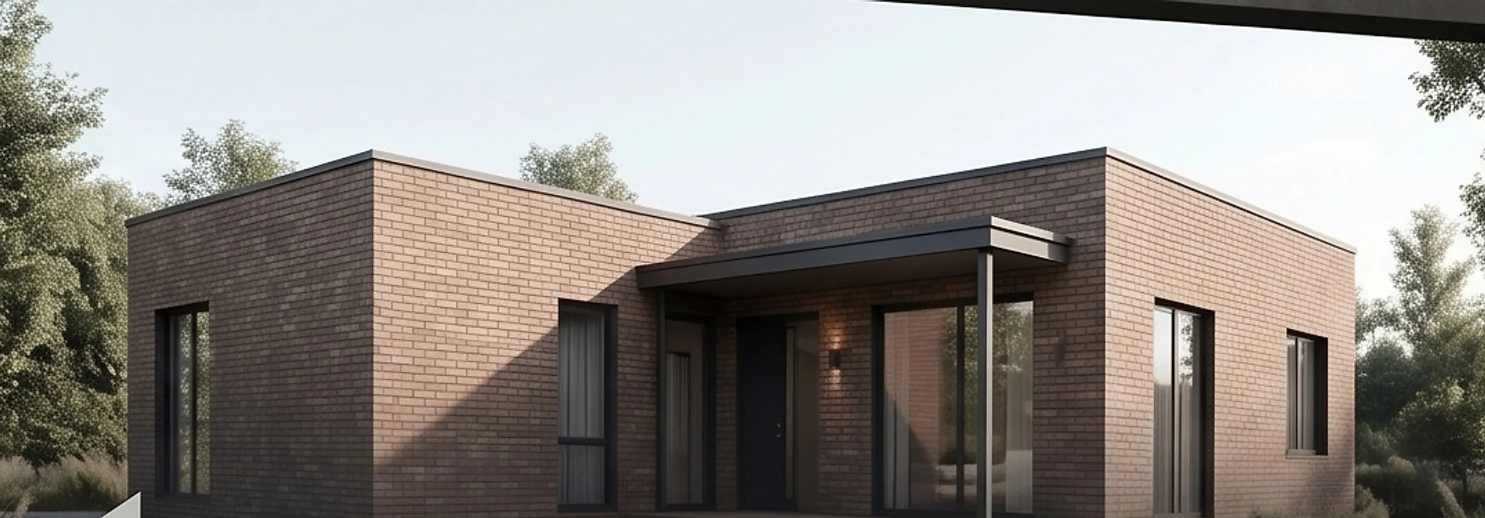Finished BRICKO house, visualisation